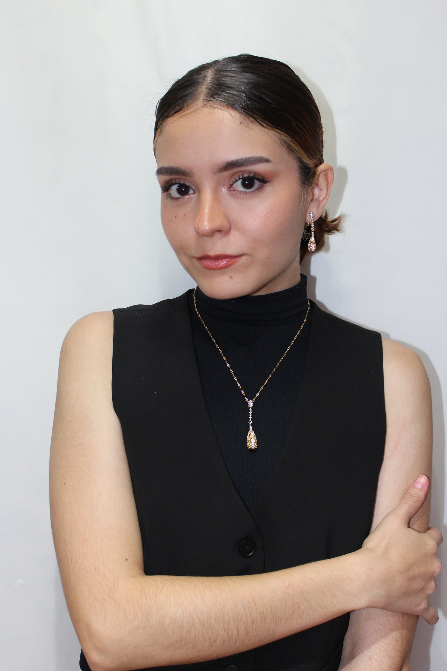 Set arete y dije colgante