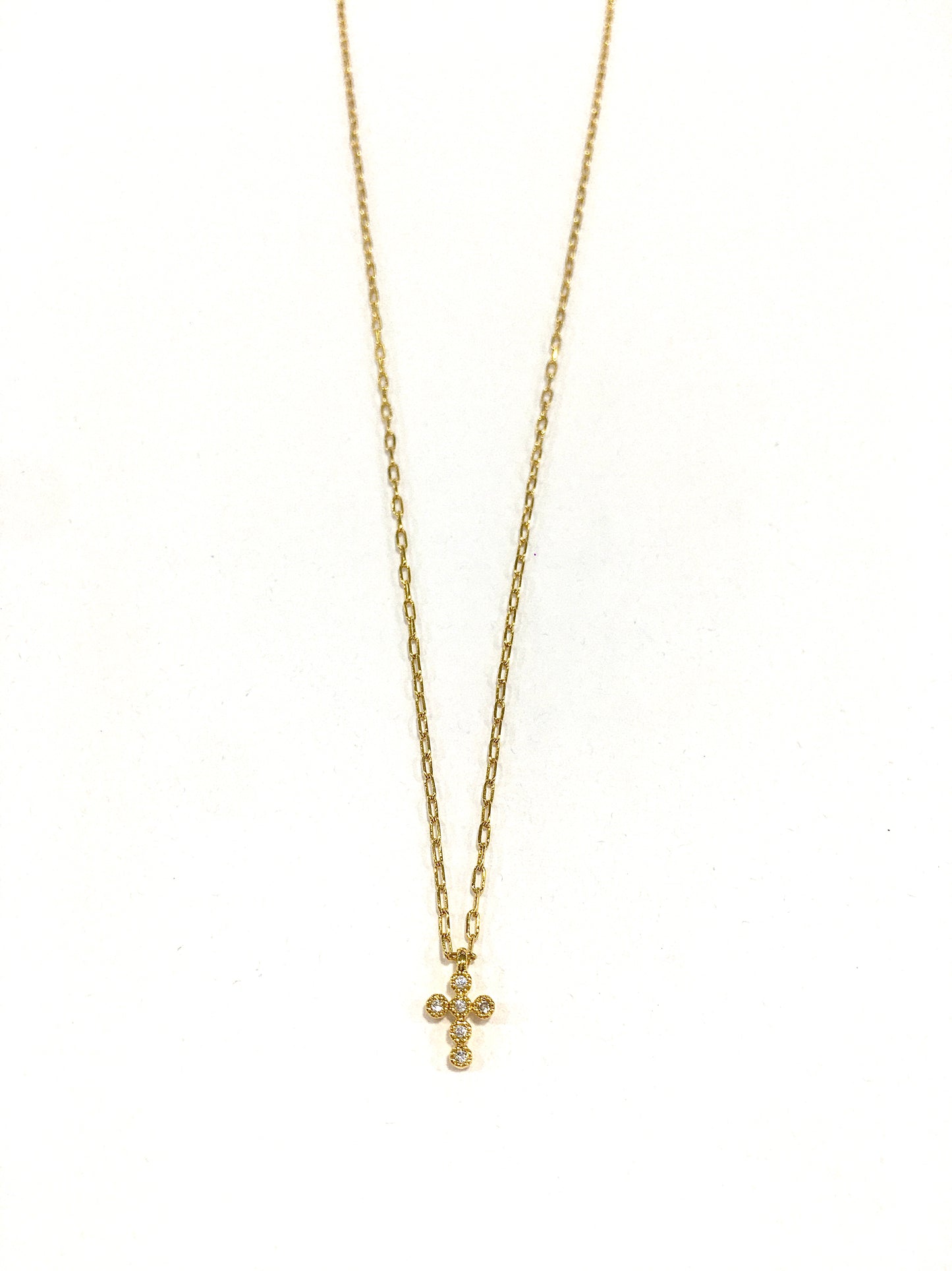 Dije cruz con cadena